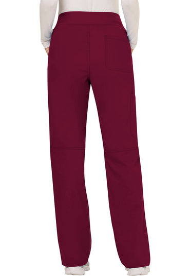 Women's Mid Rise Straight Leg Pull-on Pant - Wine