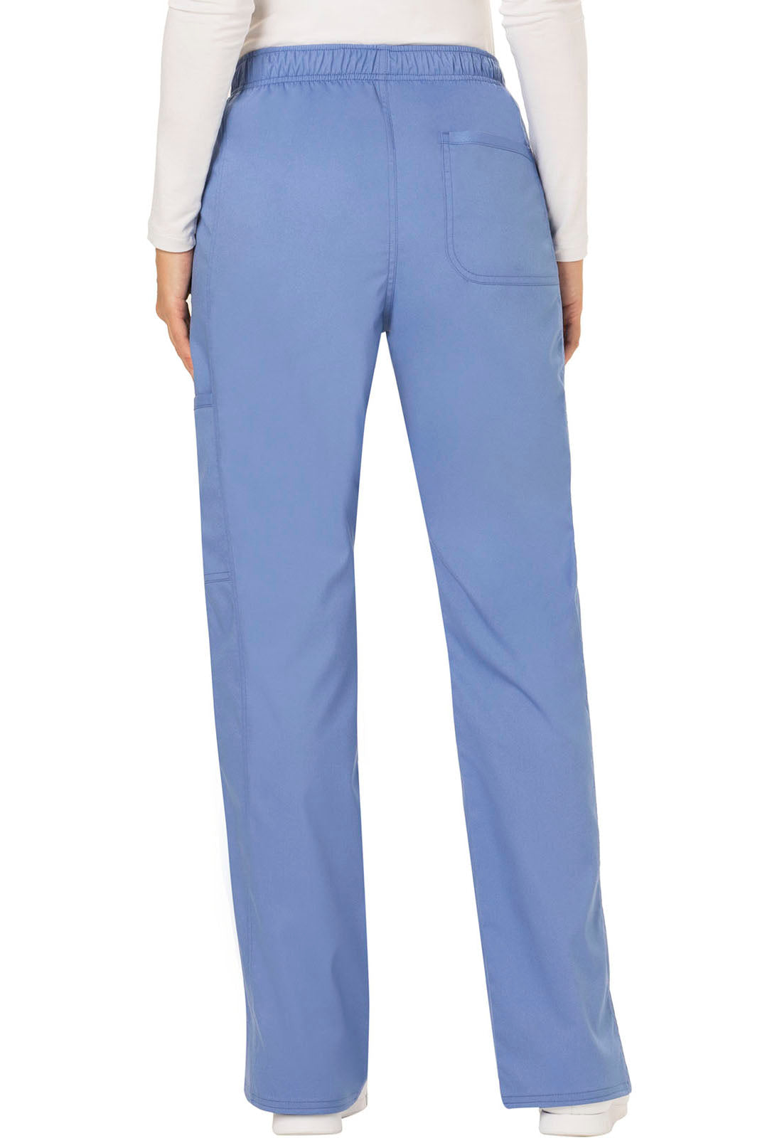 Women's Mid Rise Moderate Flare Drawstring Pant - Ciel
