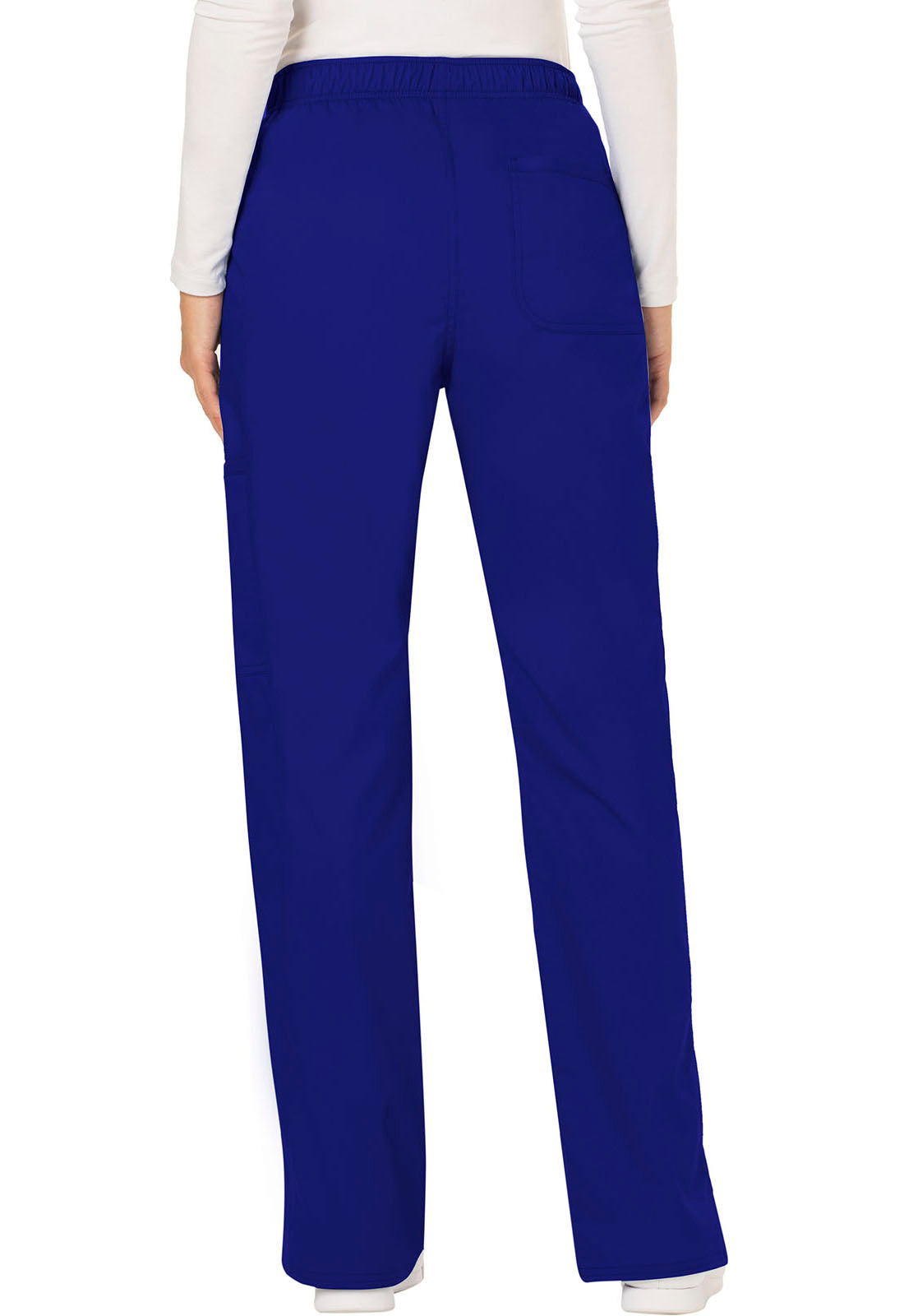 Women's Mid Rise Moderate Flare Drawstring Pant - Galaxy Blue