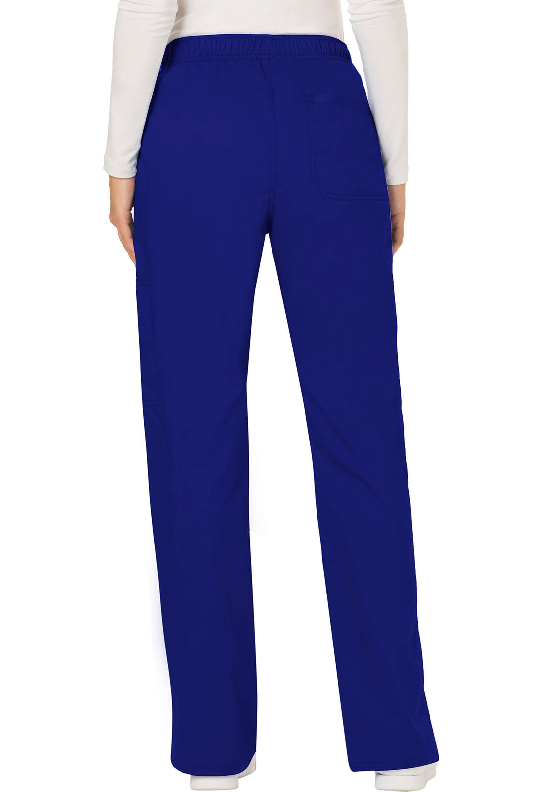 Women's Mid Rise Moderate Flare Drawstring Pant - Galaxy Blue