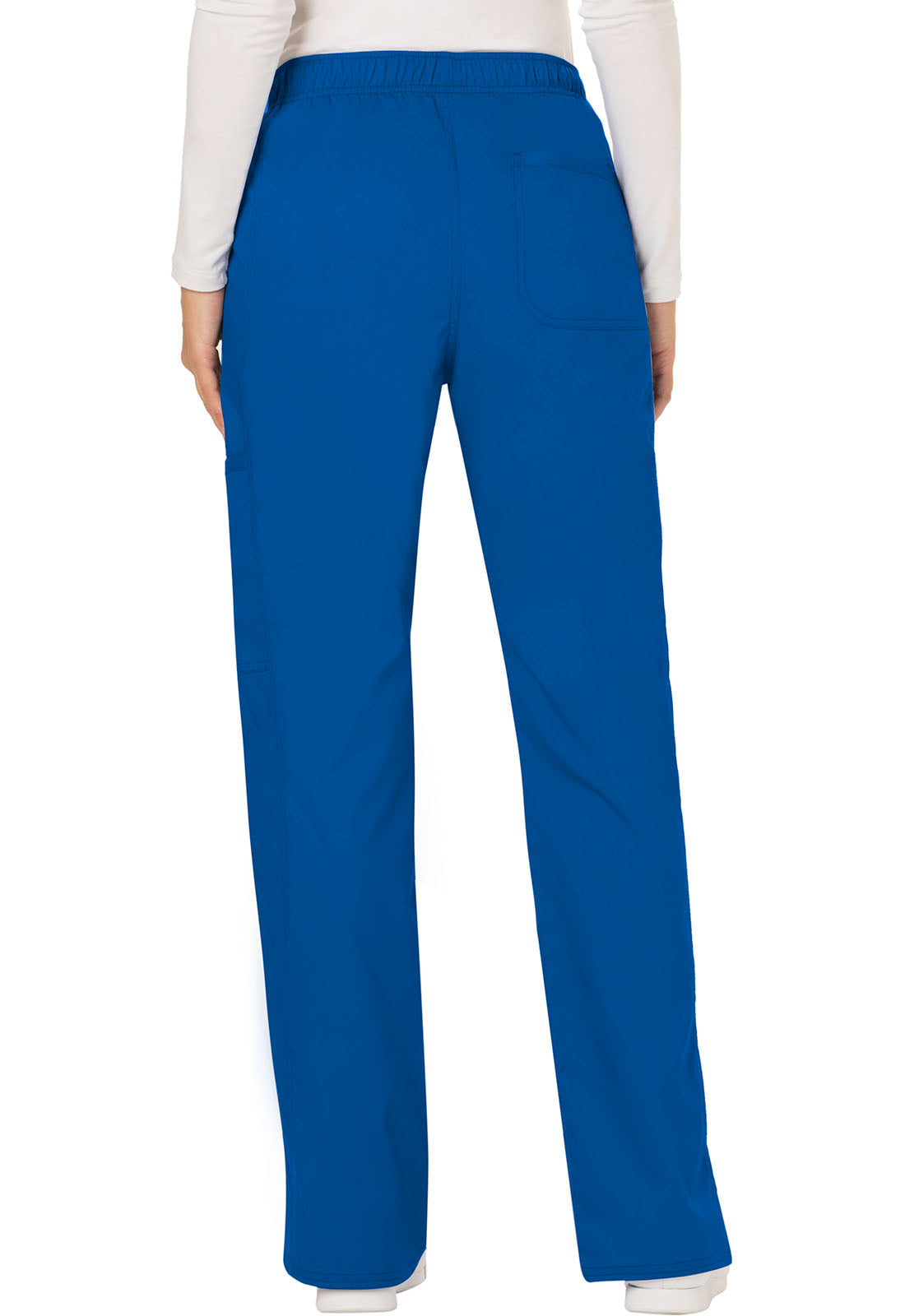 Women's Mid Rise Moderate Flare Drawstring Pant - Royal