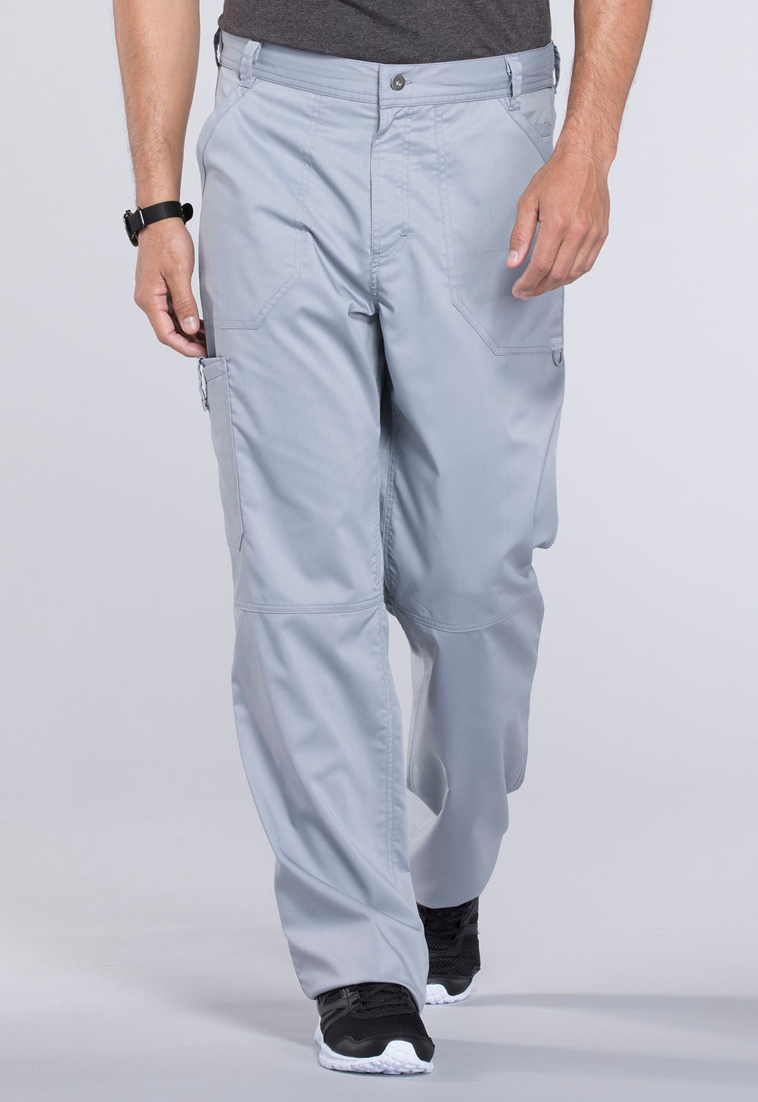 Men's Fly Front Pant - Grey