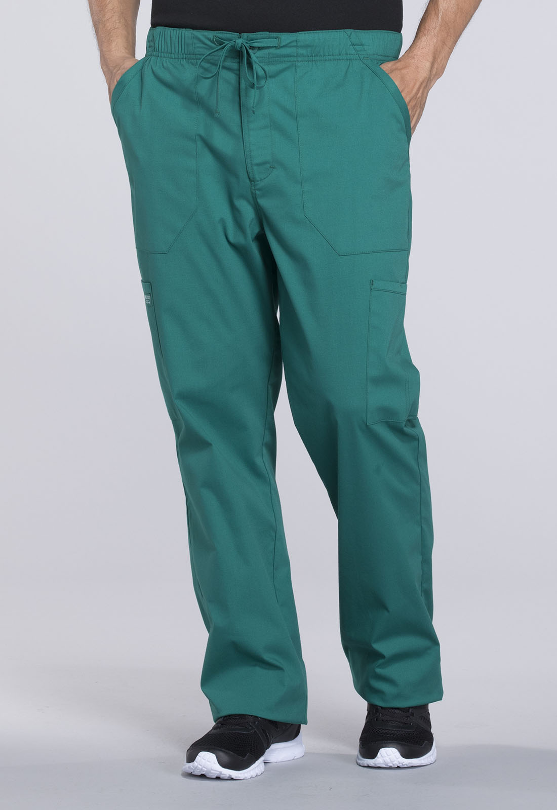 Men's Men's Tapered Leg Fly Front Cargo Pant - Hunter Green