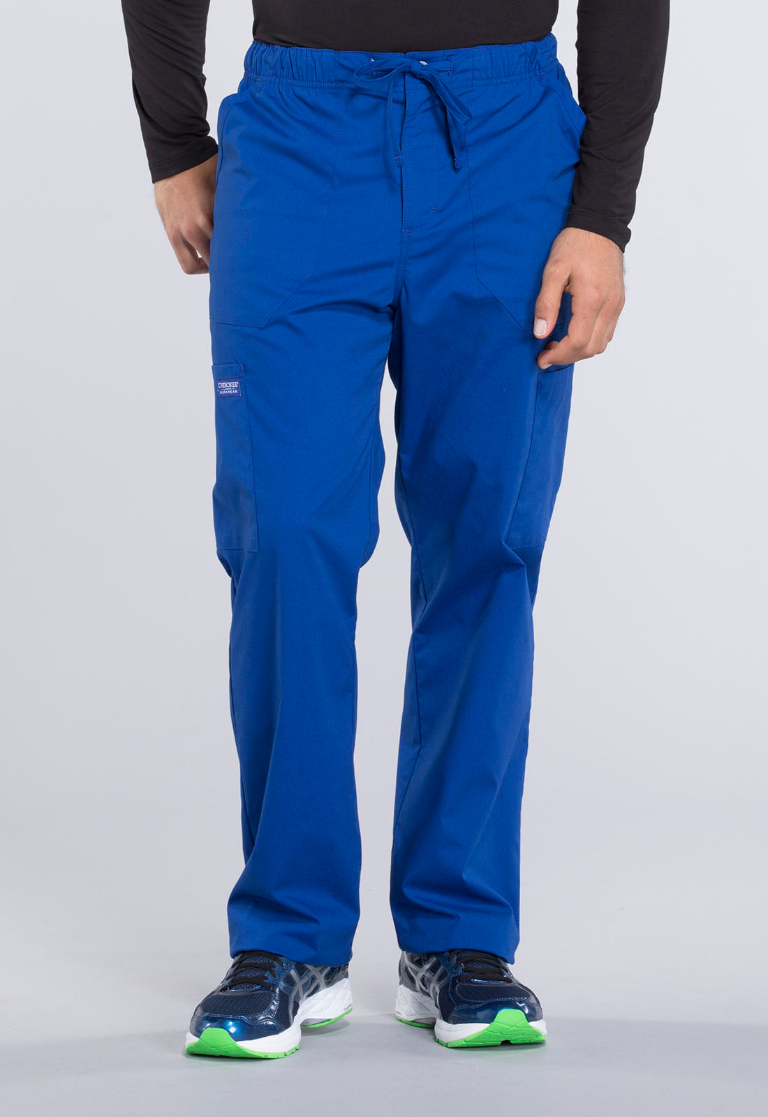 Men's Men's Tapered Leg Fly Front Cargo Pant - Galaxy Blue