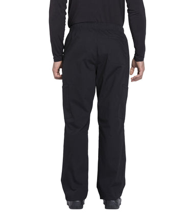 Men's Men's Tapered Leg Fly Front Cargo Pant - Black