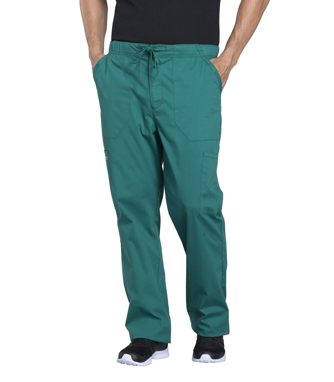 Men's Men's Tapered Leg Fly Front Cargo Pant - Hunter Green
