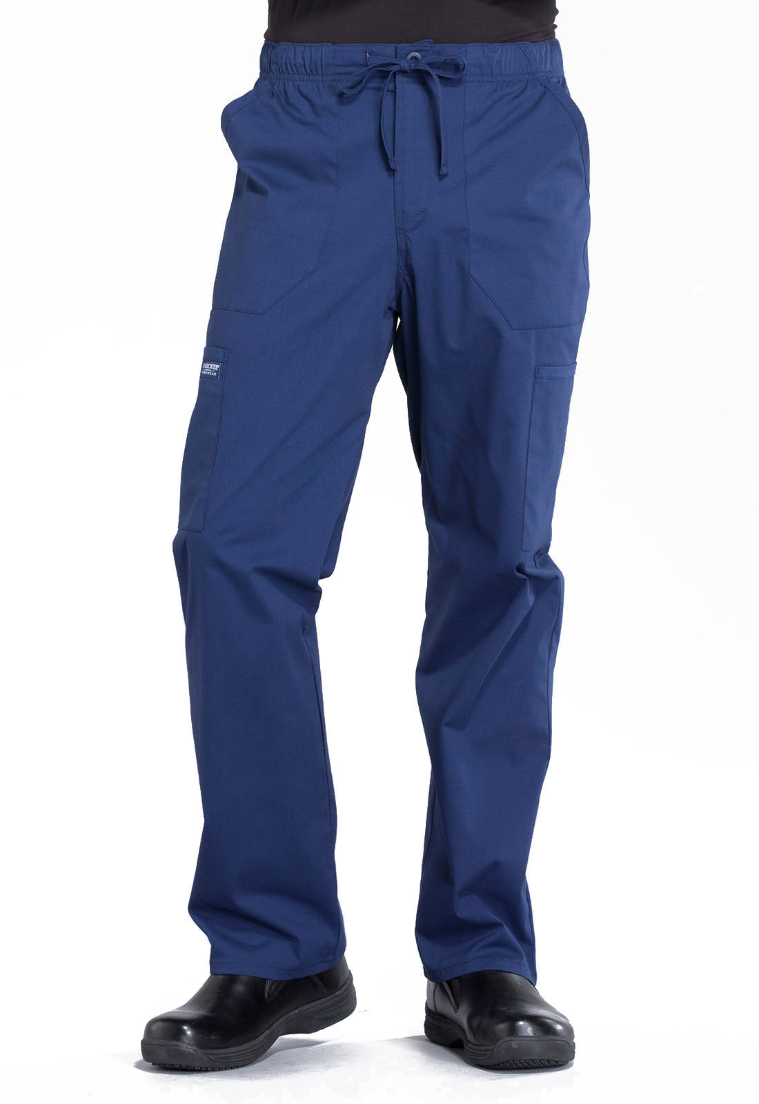 Men's Men's Tapered Leg Fly Front Cargo Pant - Navy