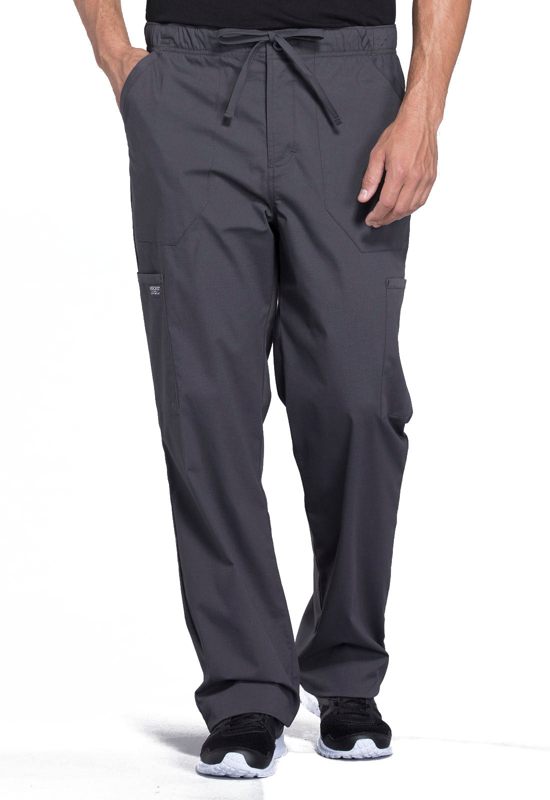 Men's Men's Tapered Leg Fly Front Cargo Pant - Pewter
