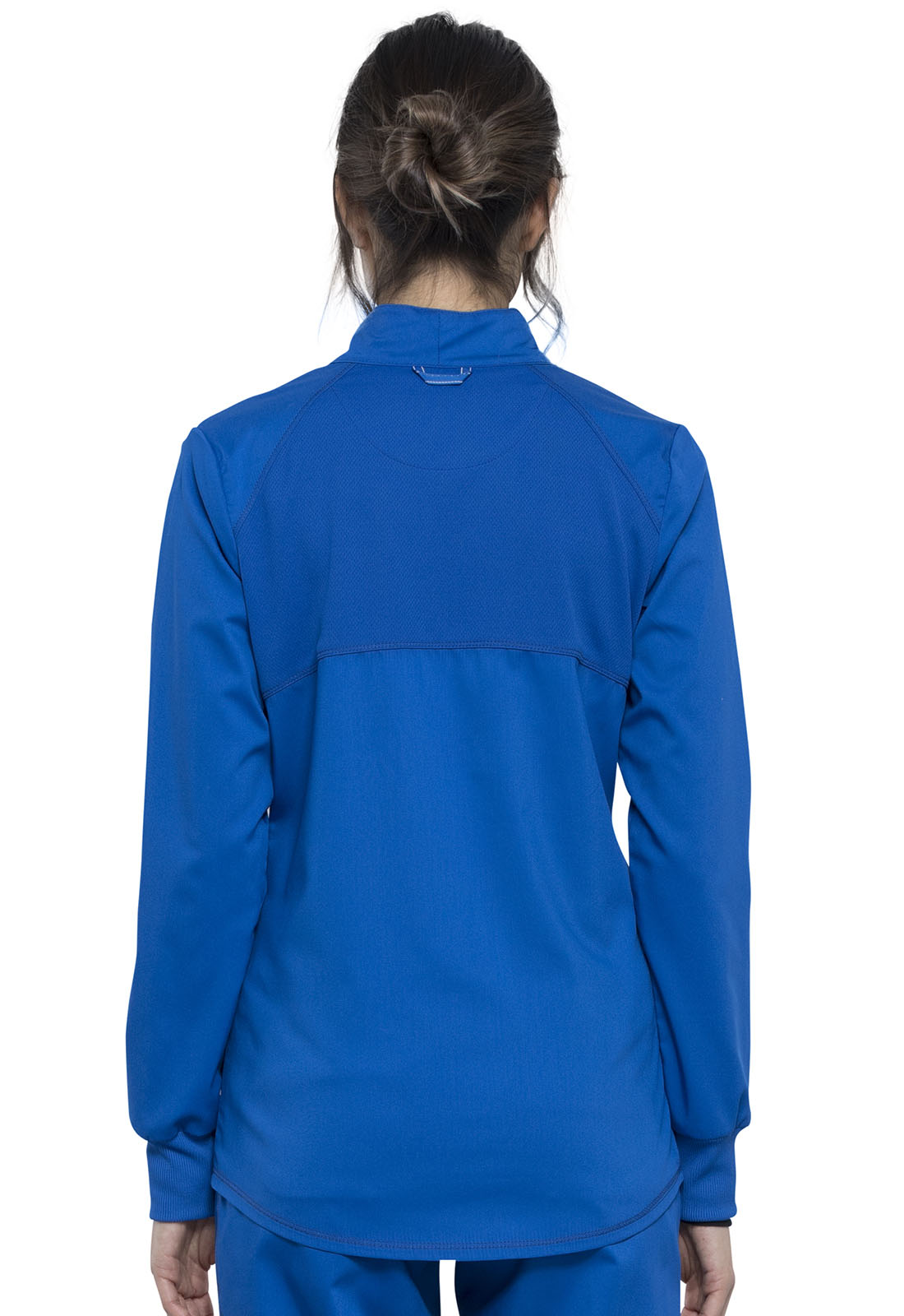 Women's Zip Front High-Low Jacket - Royal