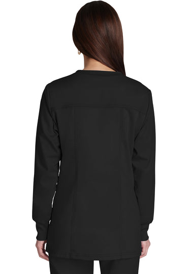 Women's Snap Front Jacket - Black
