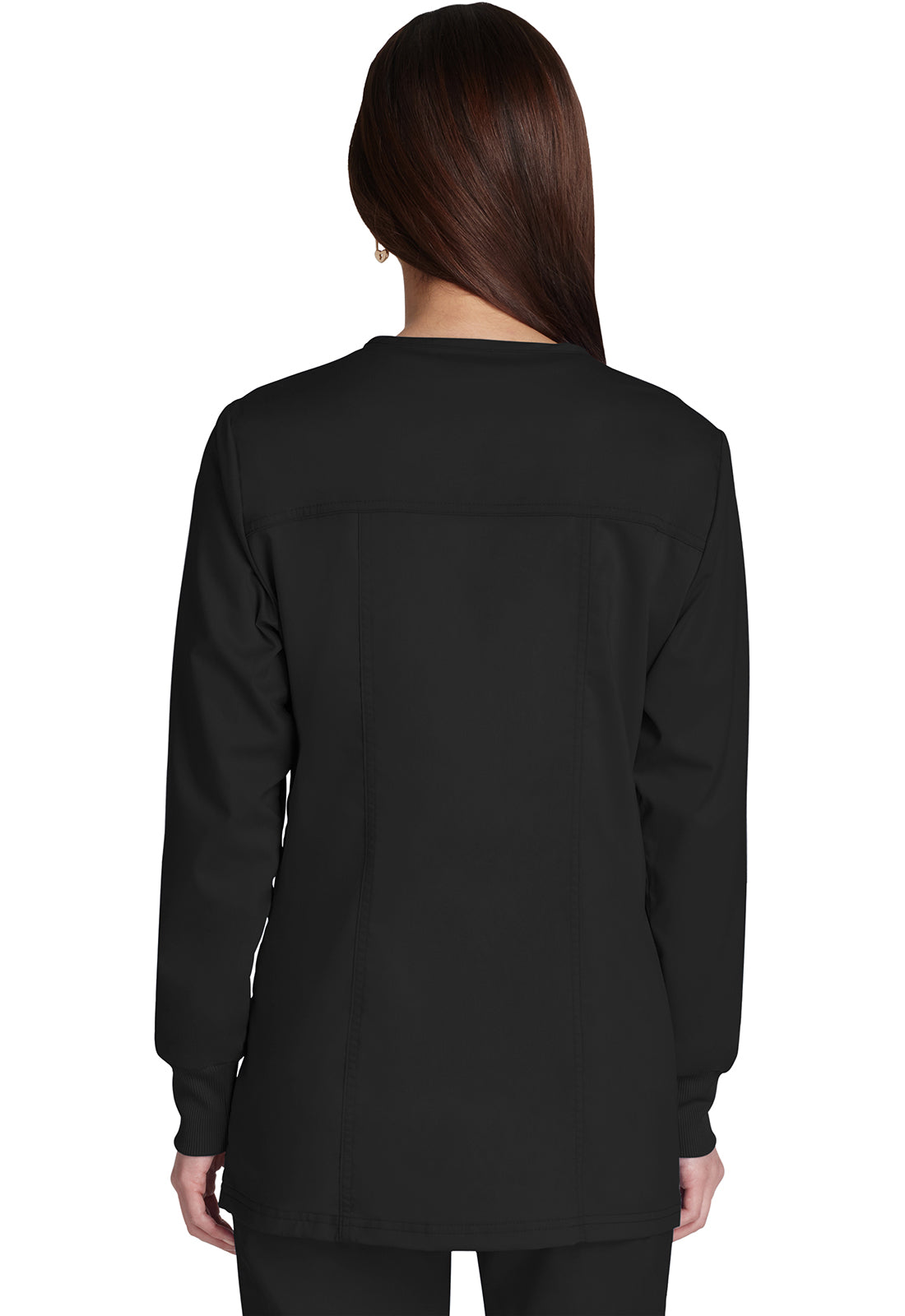 Women's Snap Front Jacket - Black