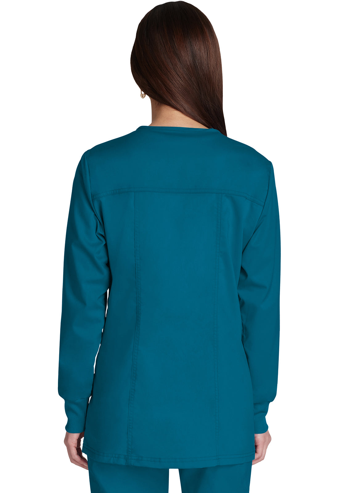 Women's Snap Front Jacket - Caribbean Blue