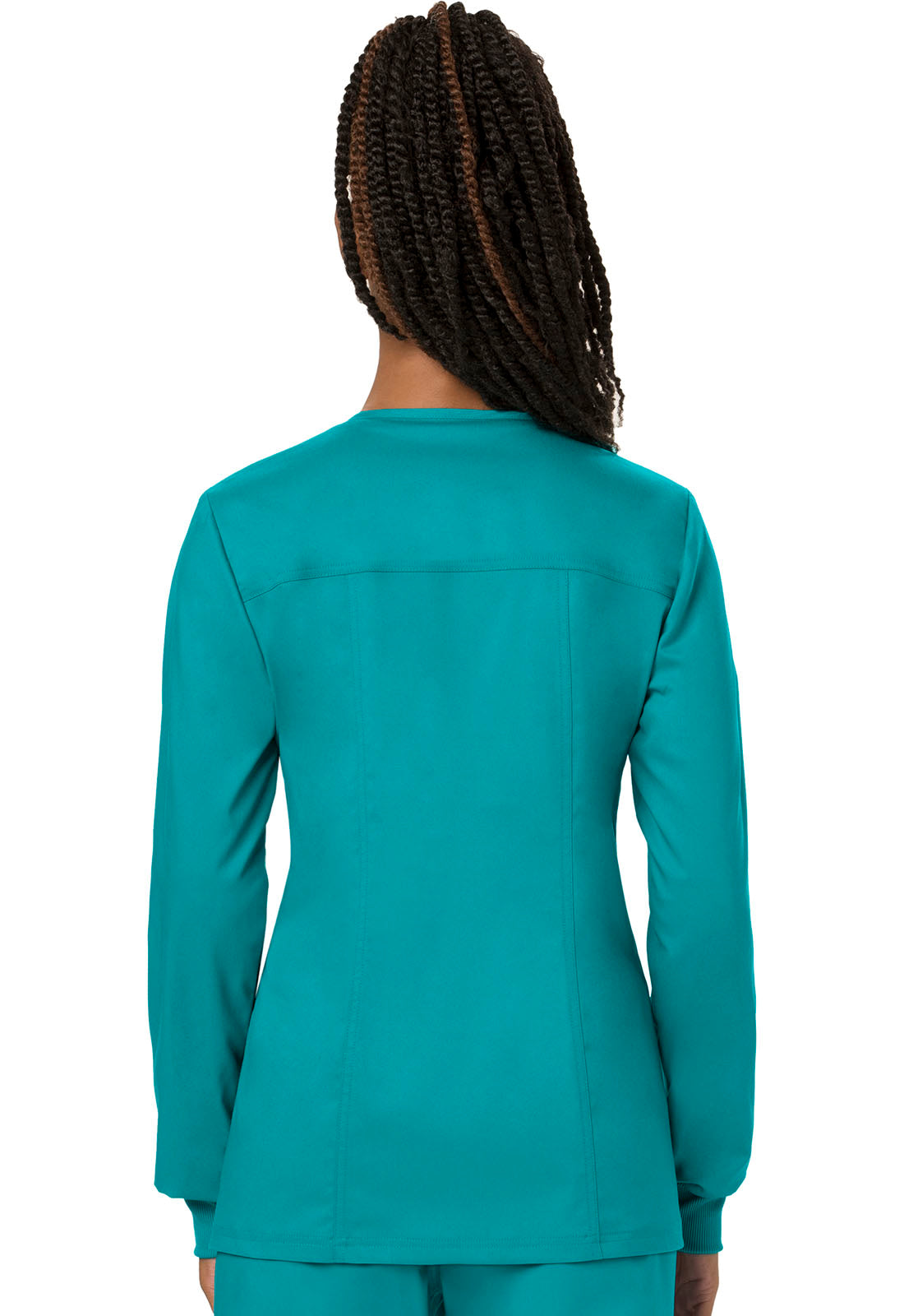 Women's Snap Front Jacket - Teal Blue