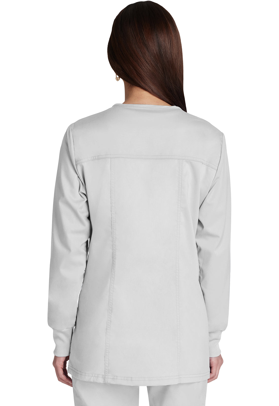 Women's Snap Front Jacket - White