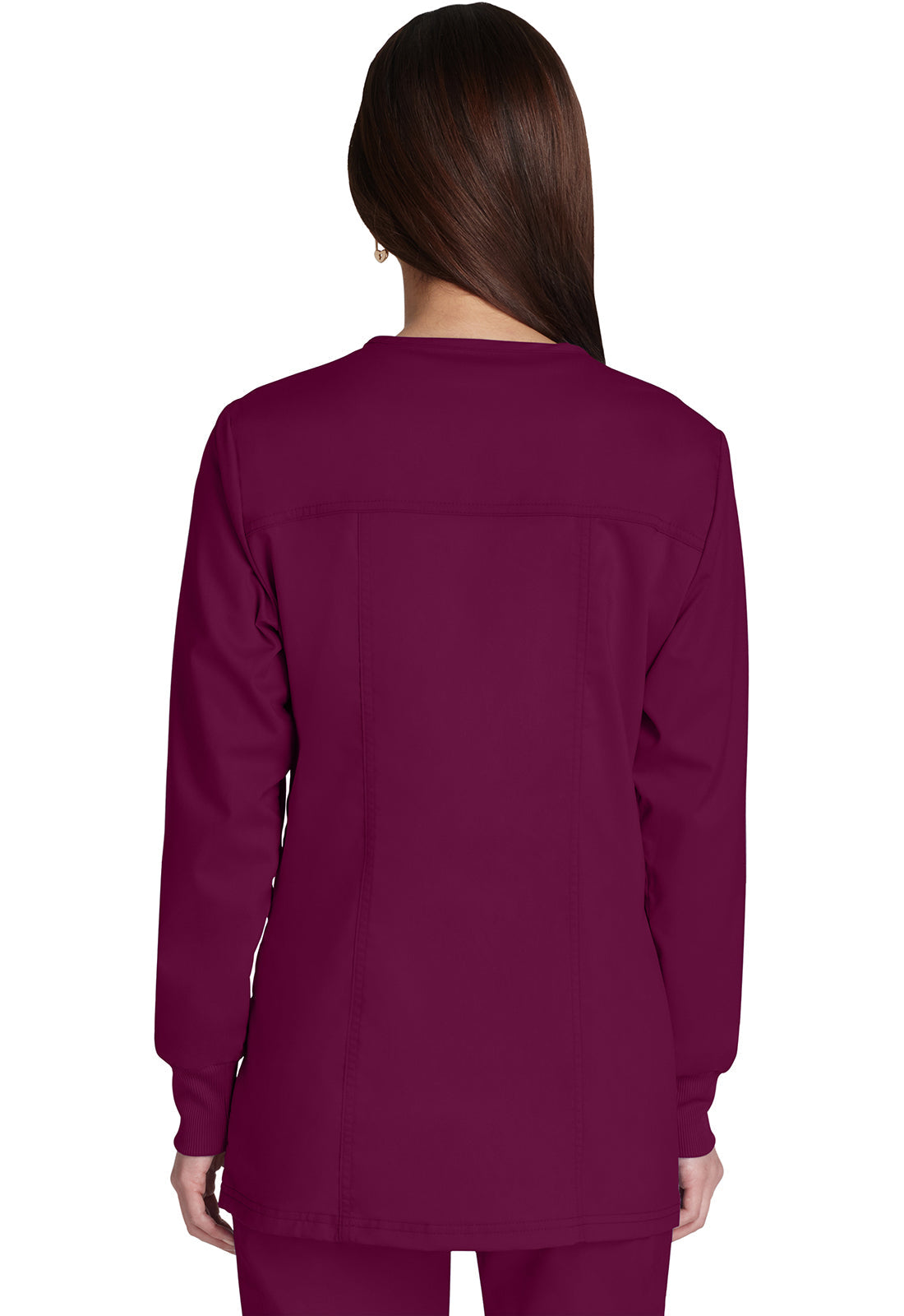 Women's Snap Front Jacket - Wine