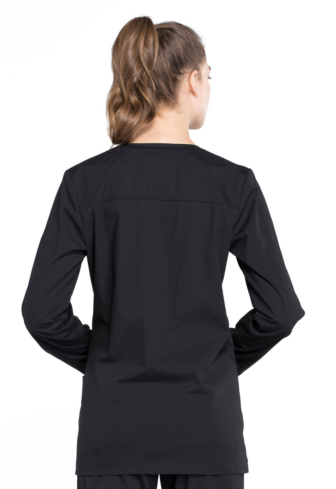 Women's Snap Front Jacket - Black