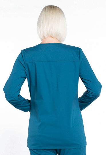 Women's Snap Front Jacket - Caribbean Blue