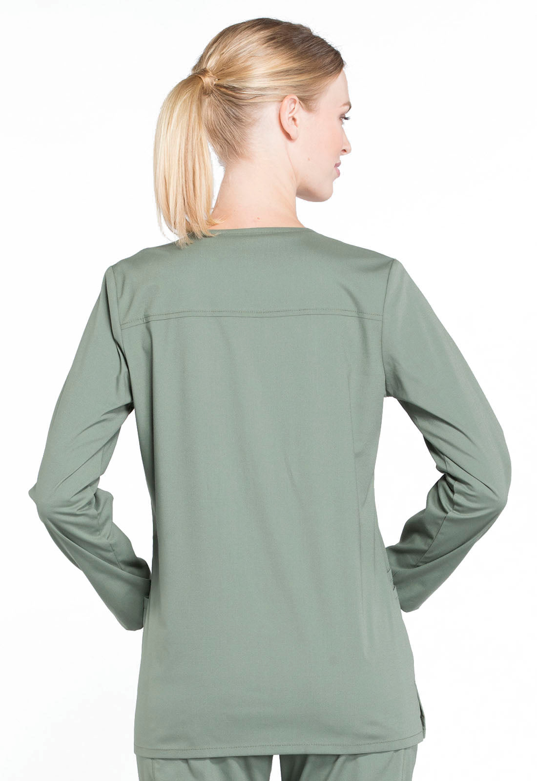 Women's Snap Front Jacket - Olive