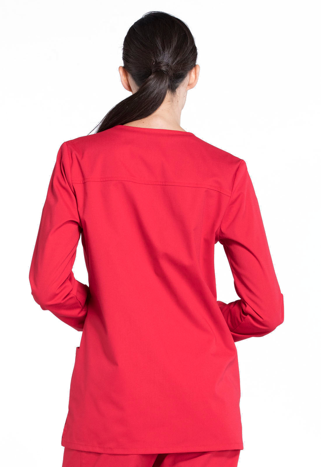 Women's Snap Front Jacket - Red