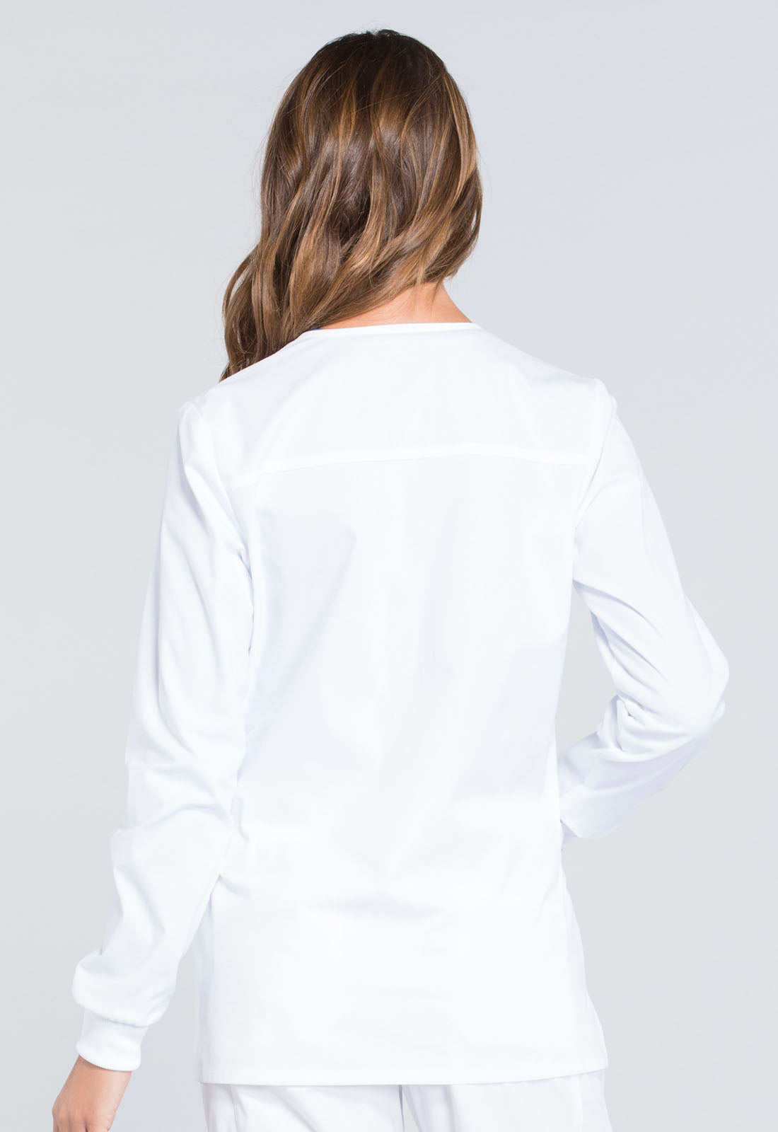 Women's Snap Front Jacket - White