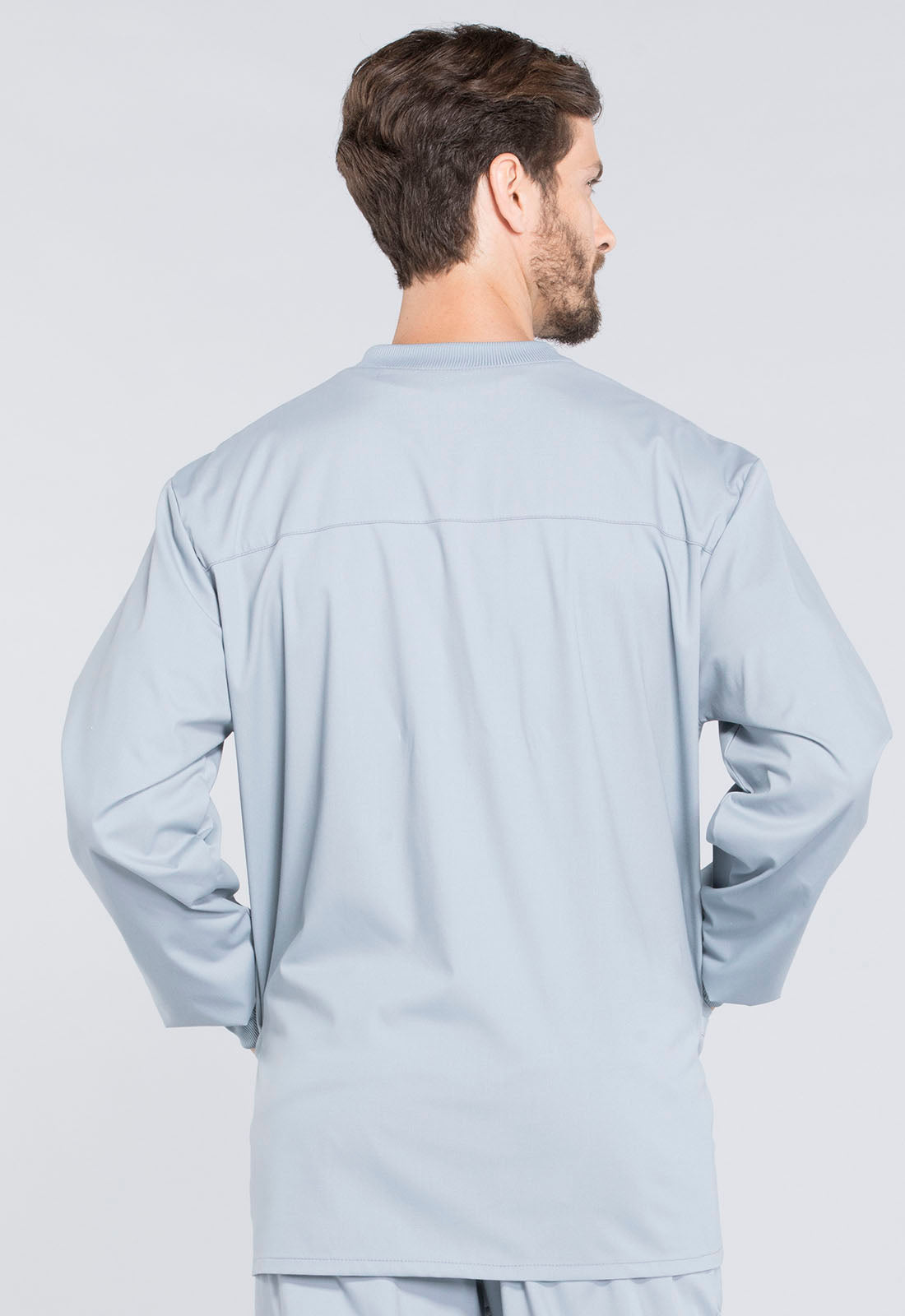 Men's Men's Snap Front Jacket - Grey