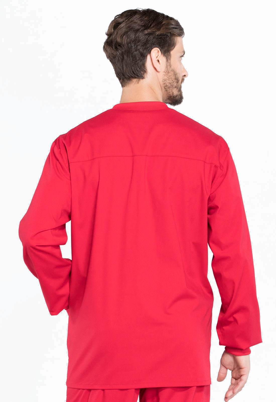 Men's Men's Snap Front Jacket - Red