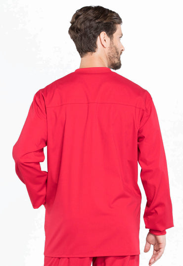 Men's Men's Snap Front Jacket - Red
