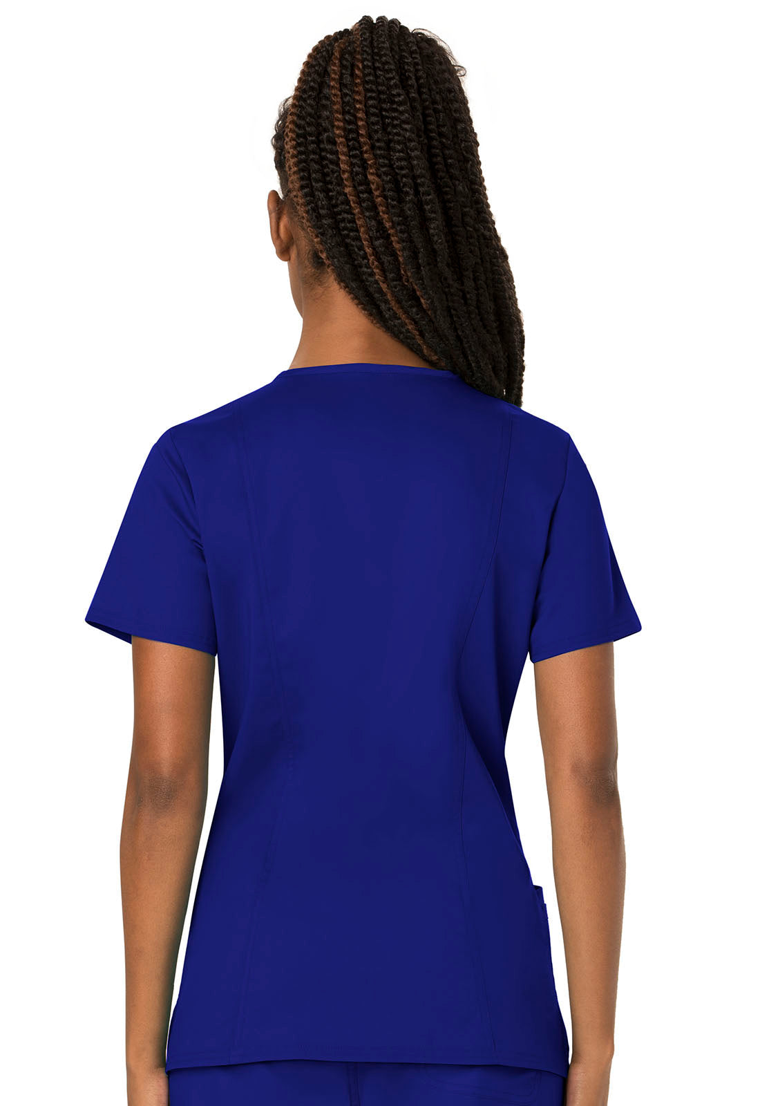 Women's V-Neck Top - Galaxy Blue