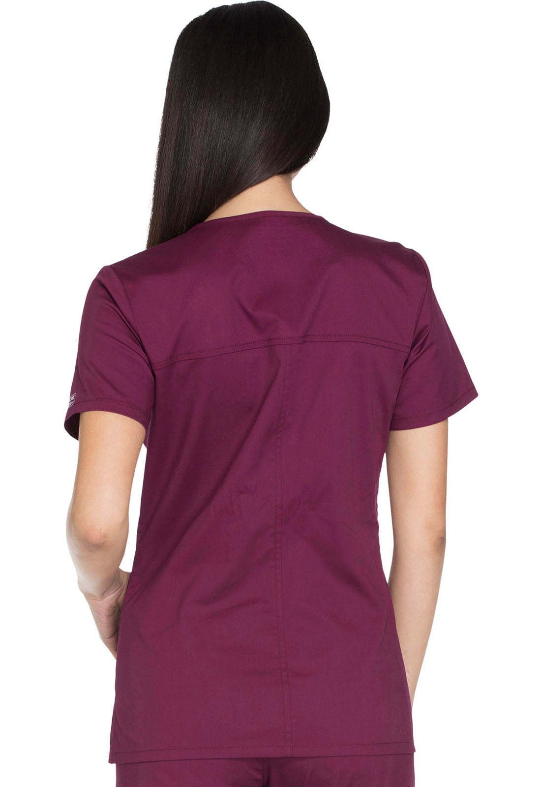 Women's V-Neck Top - Wine