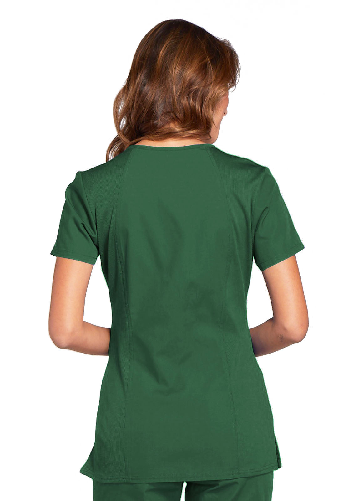 Women's V-Neck Top - Hunter Green