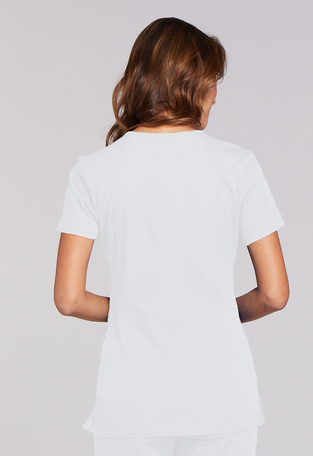Women's V-Neck Top - White