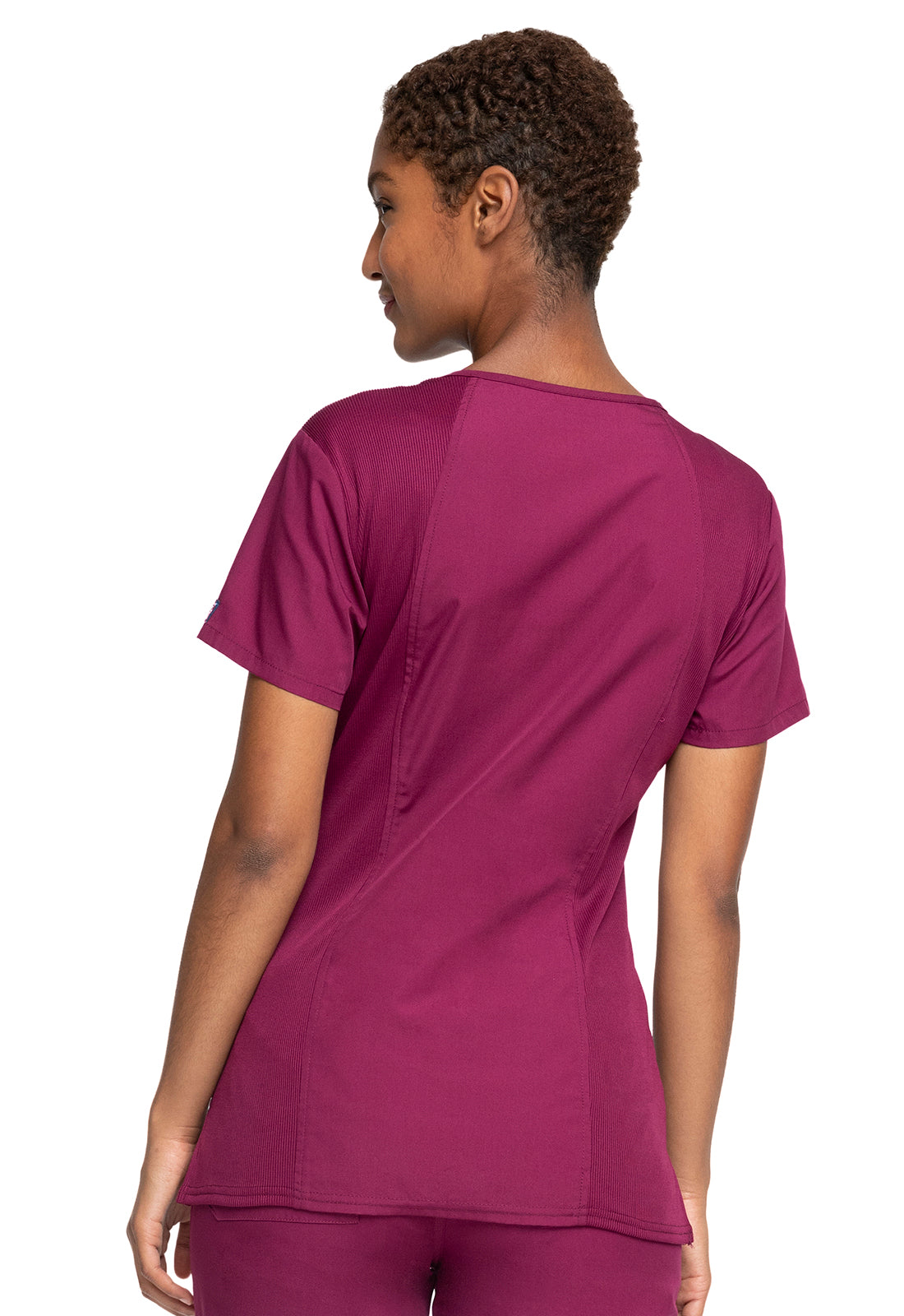 Women's V-Neck Top - Wine