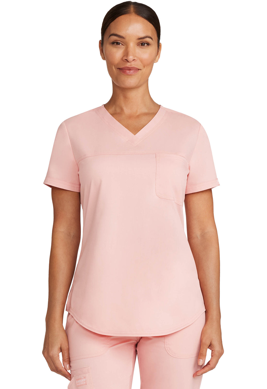 Women's Tuckable V-Neck O.R. Top - Pink Essence