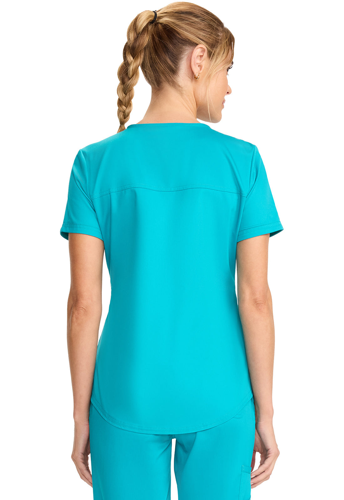 Women's Tuckable V-Neck O.R. Top - Teal Blue