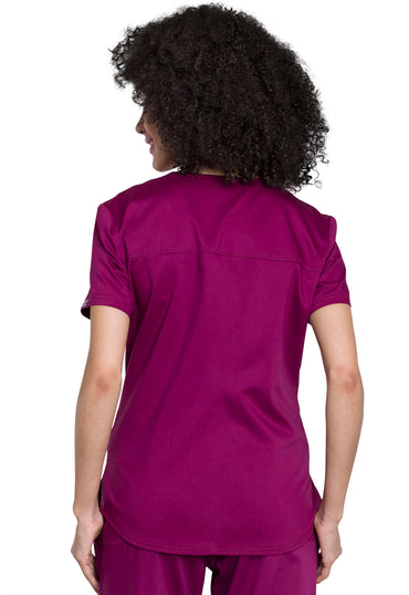 Women's Tuckable V-Neck O.R. Top - Wine