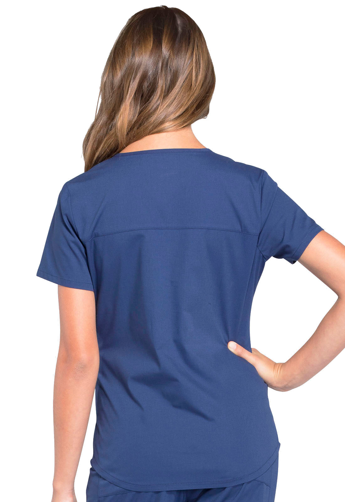 Women's V-Neck Top - Navy