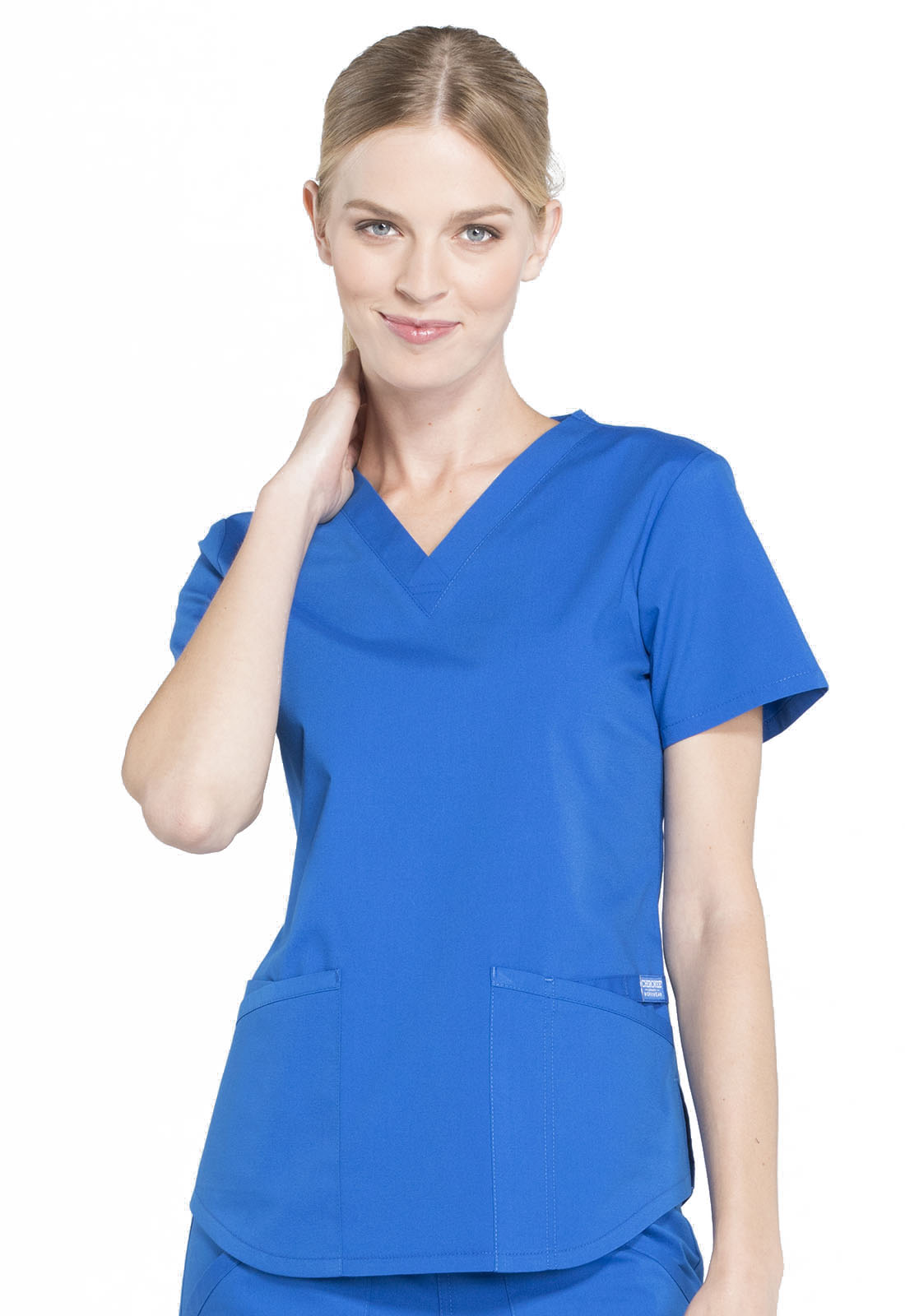 Women's V-Neck Top - Royal