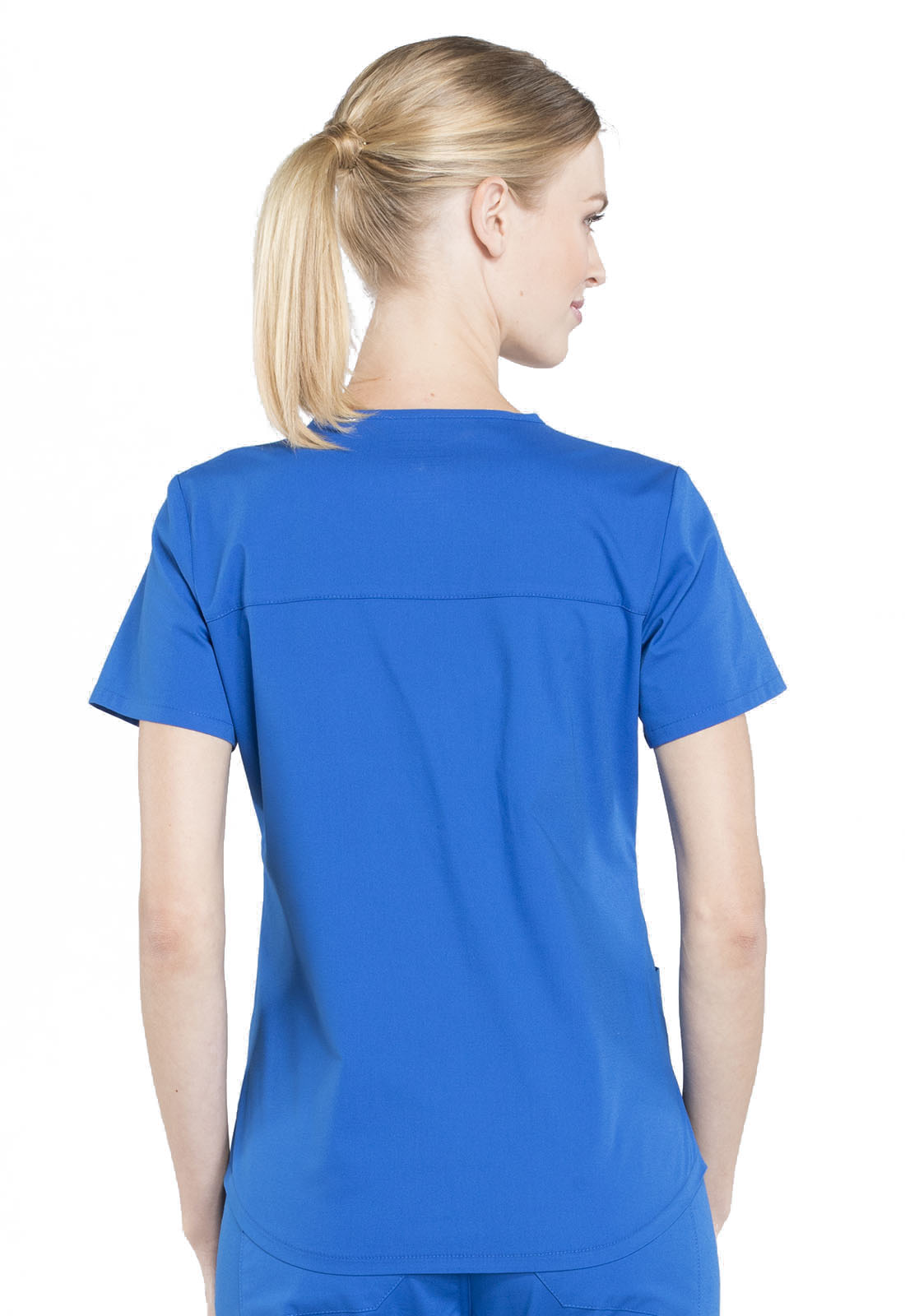 Women's V-Neck Top - Royal