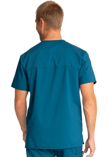 Men's V-Neck Top - Caribbean Blue
