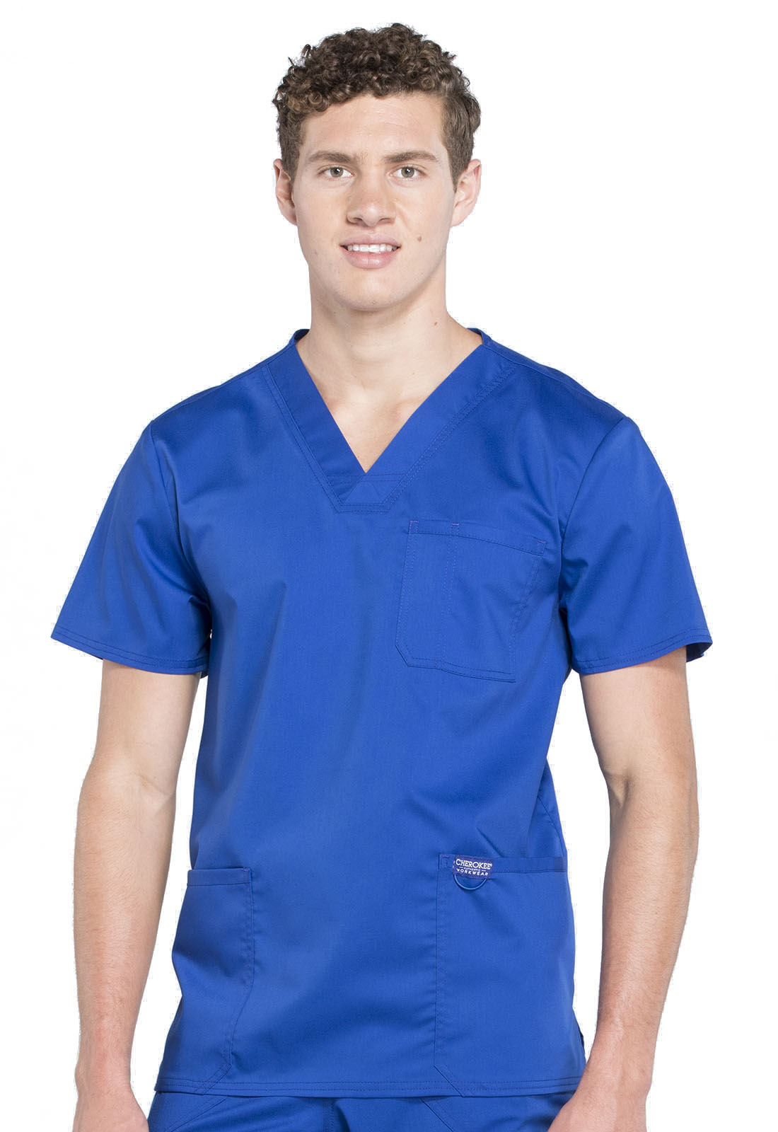 Men's V-Neck Top - Galaxy Blue