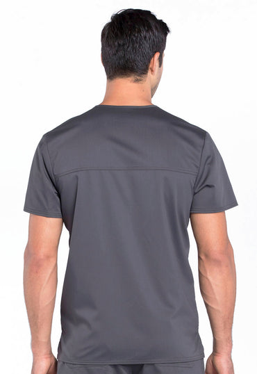 Men's V-Neck Top - Pewter