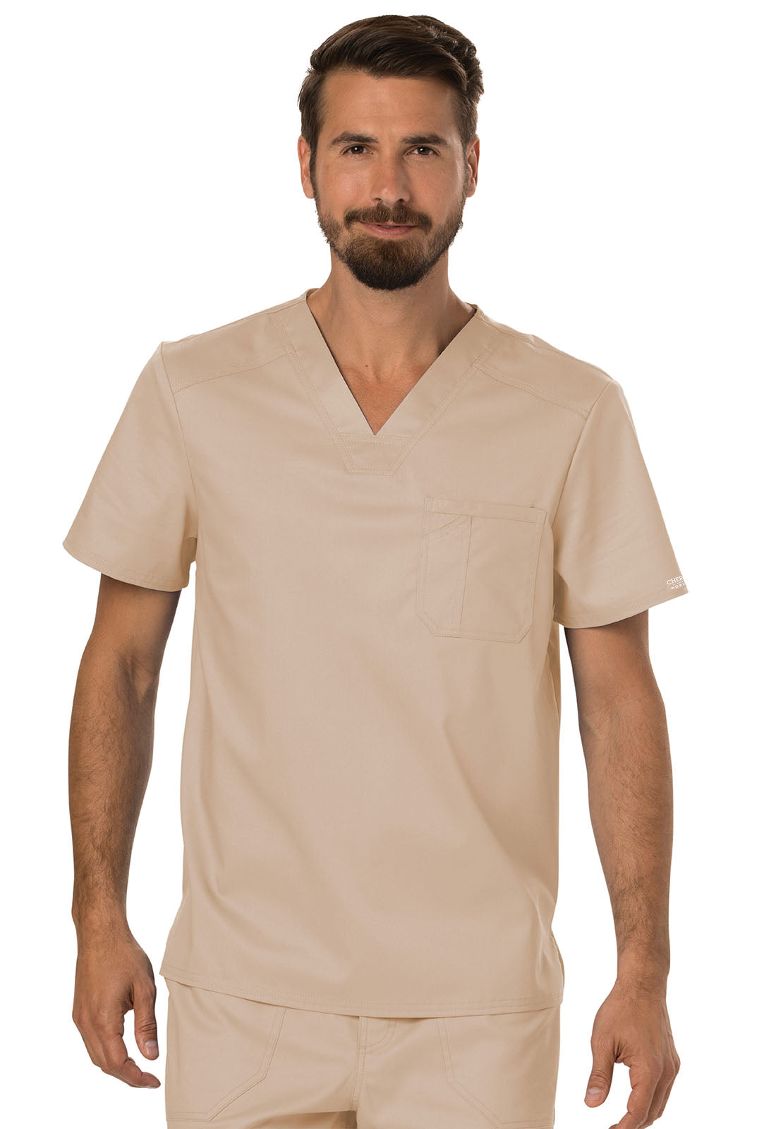 Men's Men's Tuckable V-Neck Top - Khaki