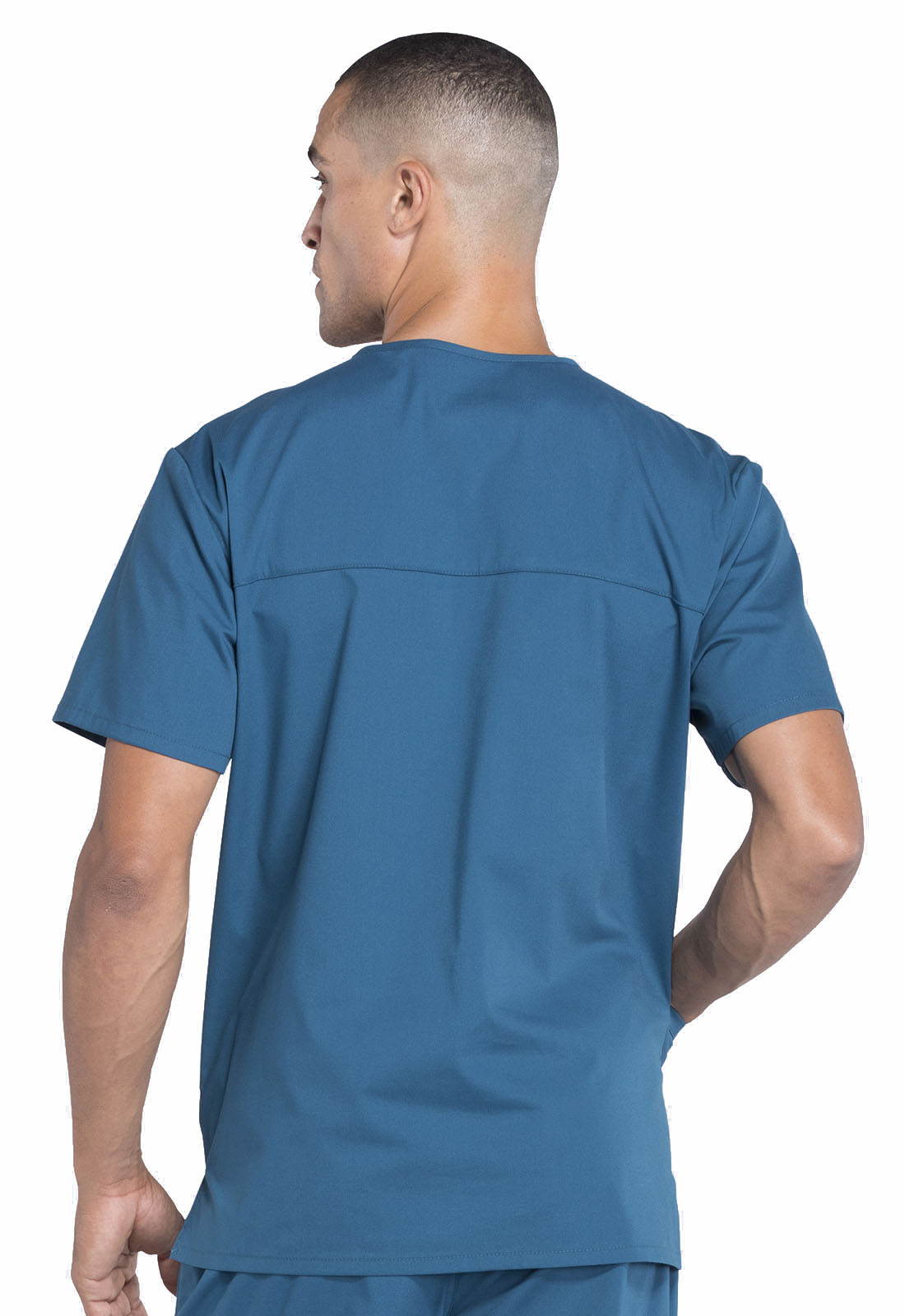 Men's V-Neck Top - Caribbean Blue