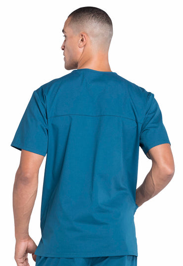Men's V-Neck Top - Caribbean Blue