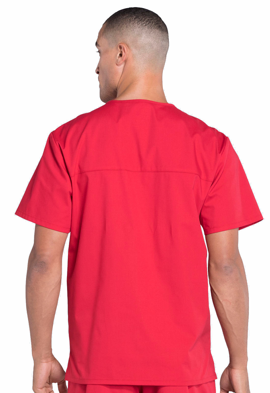 Men's V-Neck Top - Red