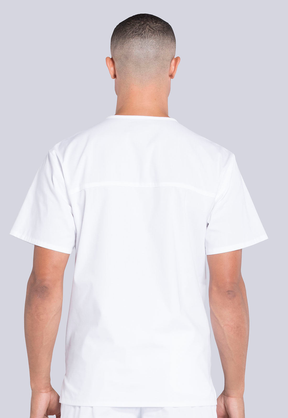 Men's V-Neck Top - White