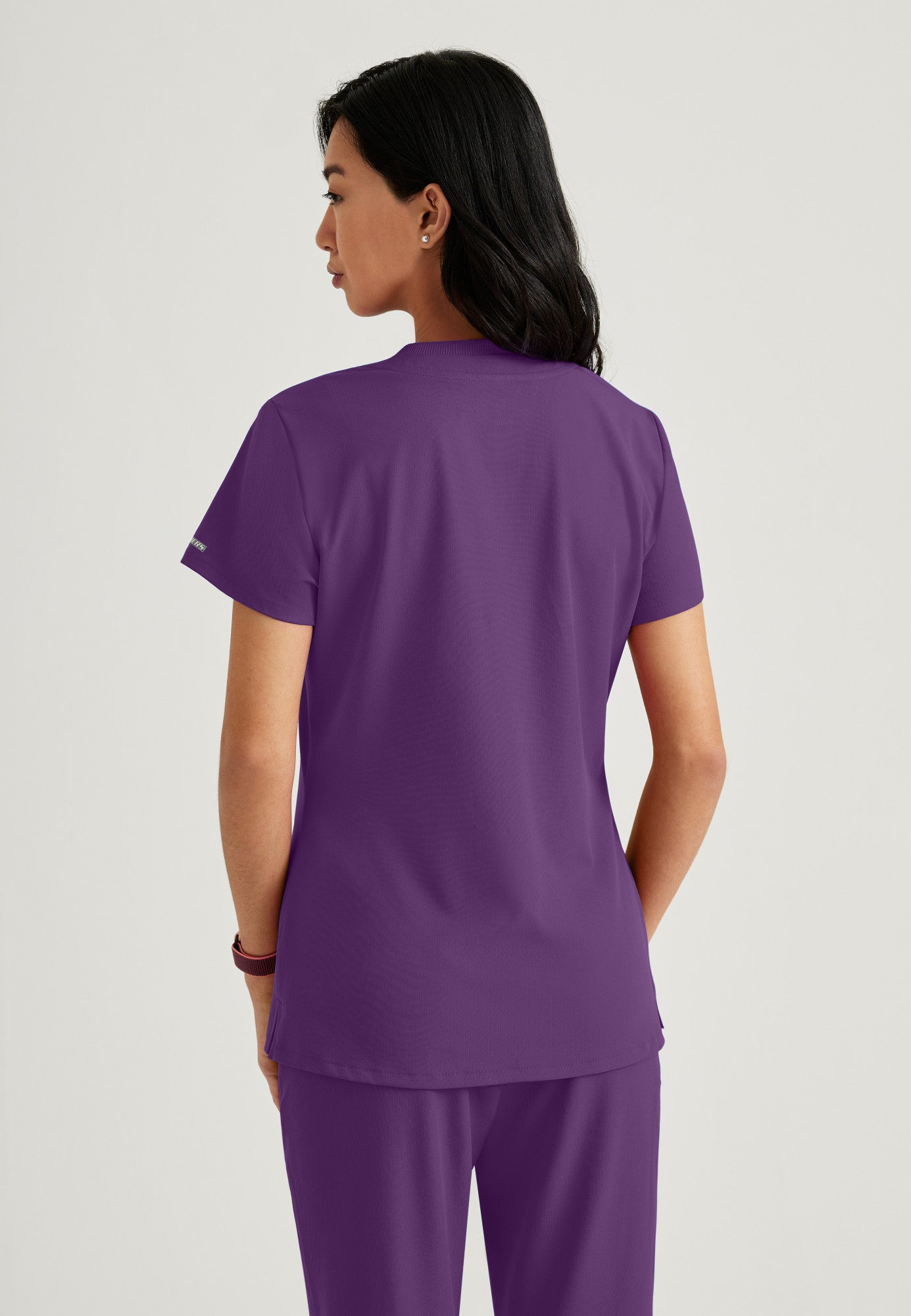 Dignity Top - Eggplant - Jen's Scrubs
