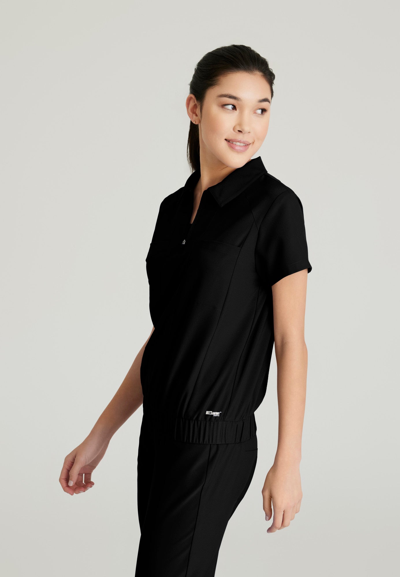 Perseverance Top - Black - Jen's Scrubs