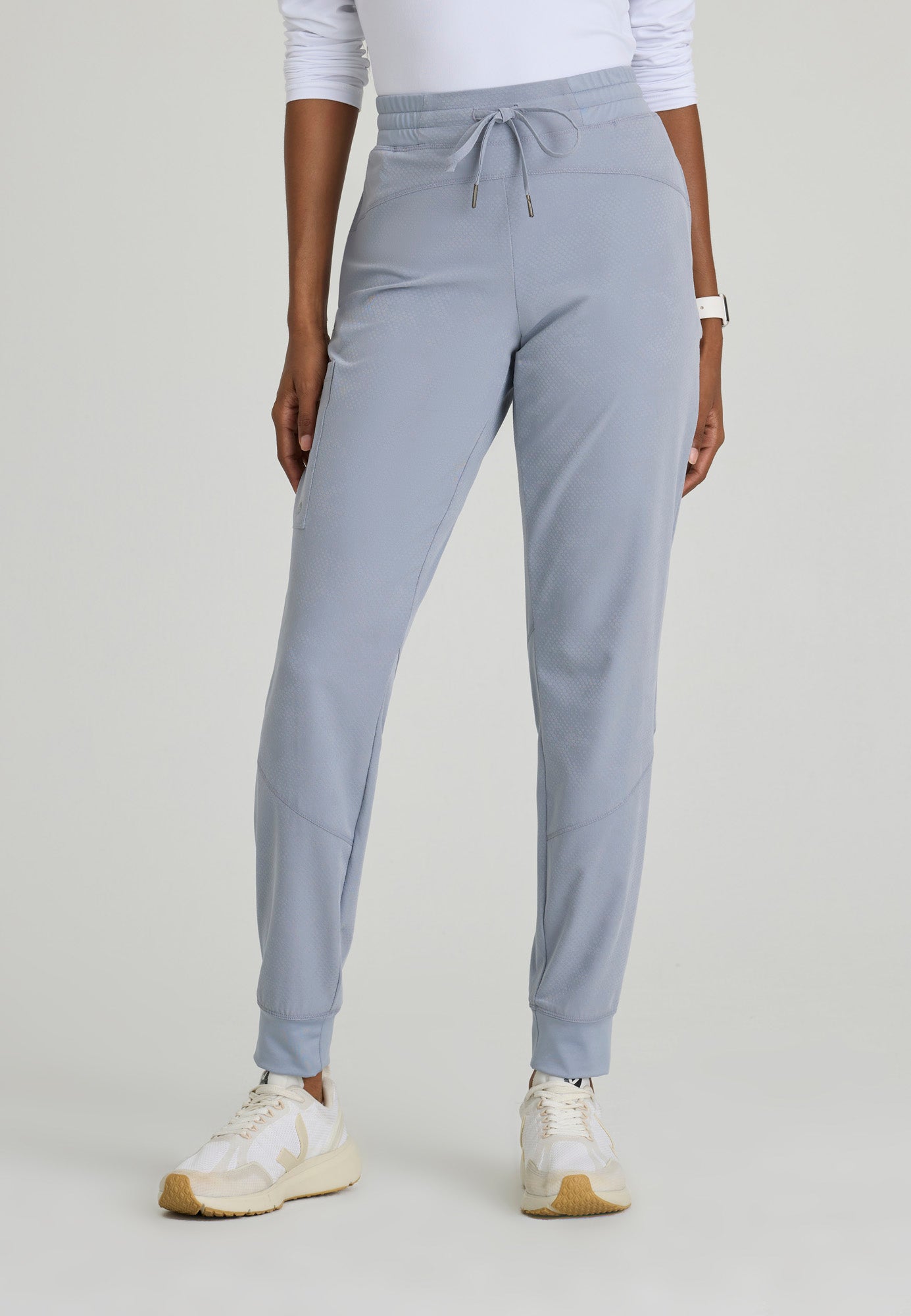 Boost Jogger - Moonstruck Digital Hex Jacquar - Jen's Scrubs