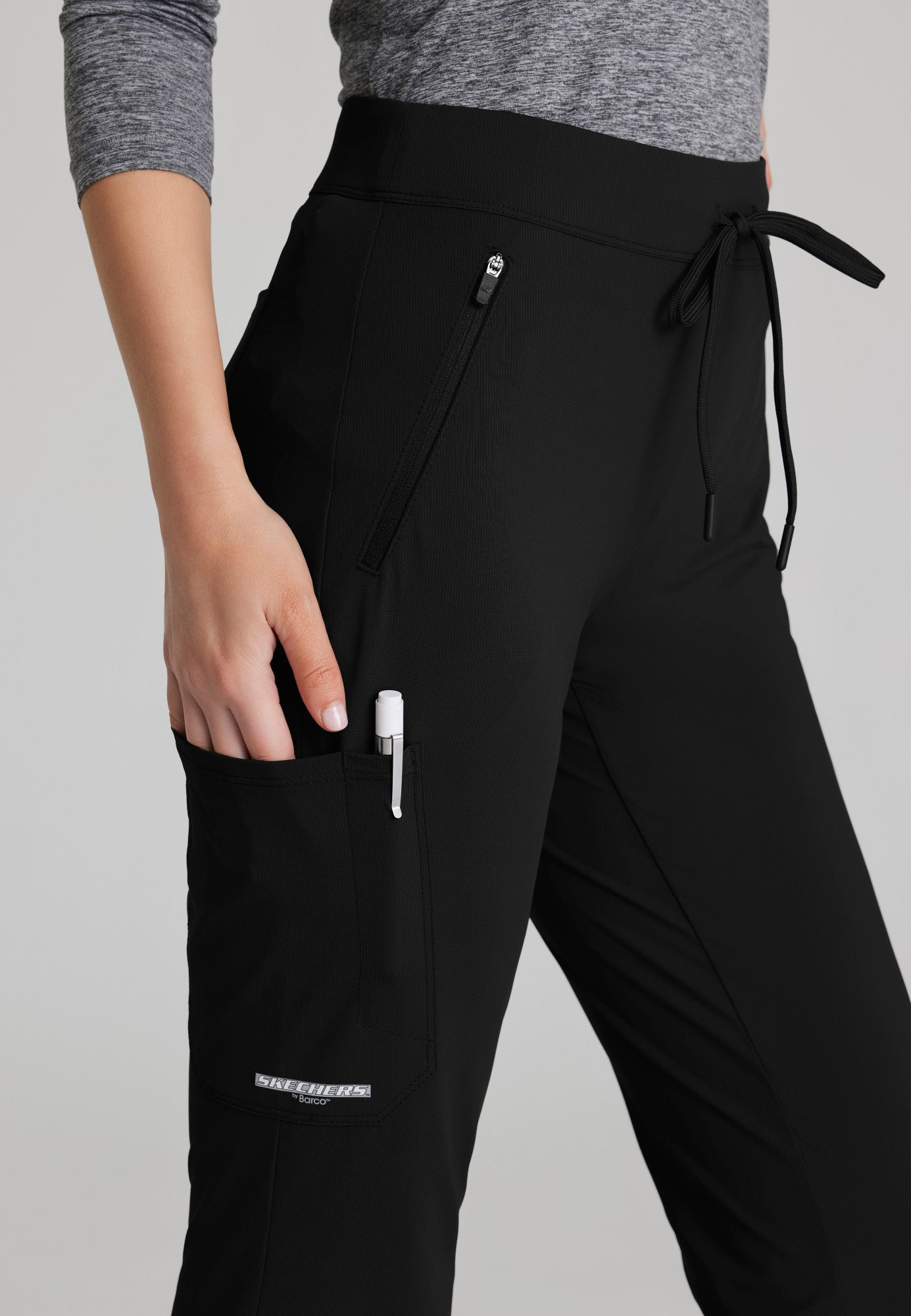 Glide Knit Flare Pant - Black - Jen's Scrubs